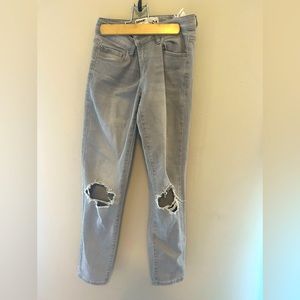 Garage grey jeans with rips
